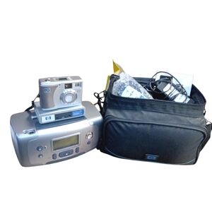 HP Photosmart Digital Camera Photo Printer With Docking Station PARTS ONLY!